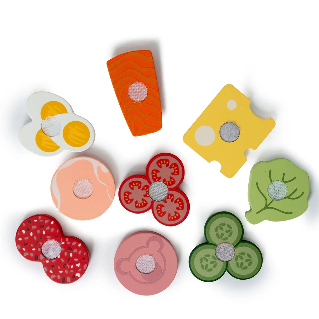 MamaMemo Wooden Food - Sandwich Set image 4