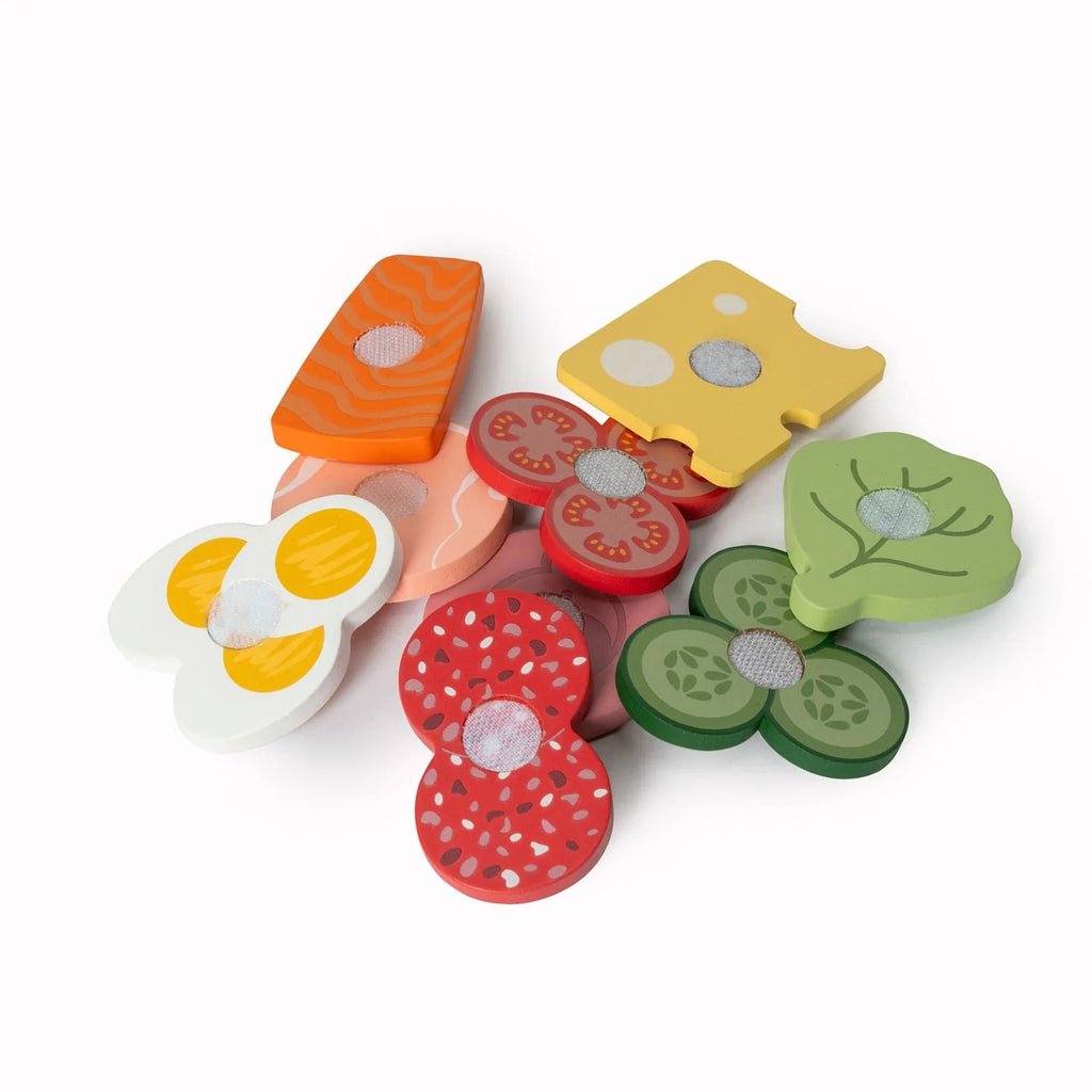 MamaMemo Wooden Food - Sandwich Set image 3