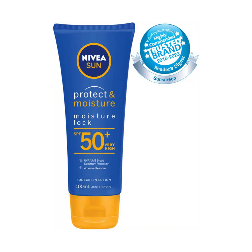 NIVEA Sunscreen Lotion Protect & Moisture SPF50+