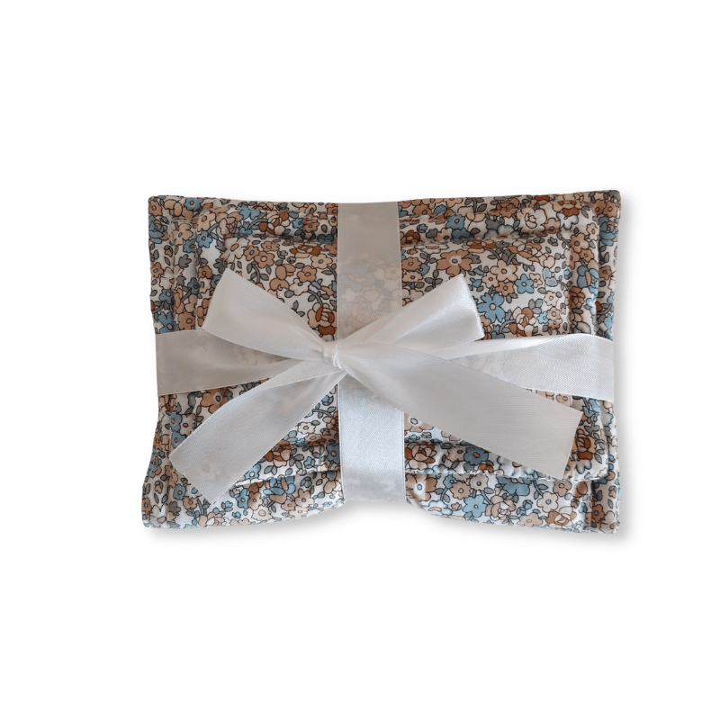 Lola & Bear Doll Bedding Set, Blue Floral image 2