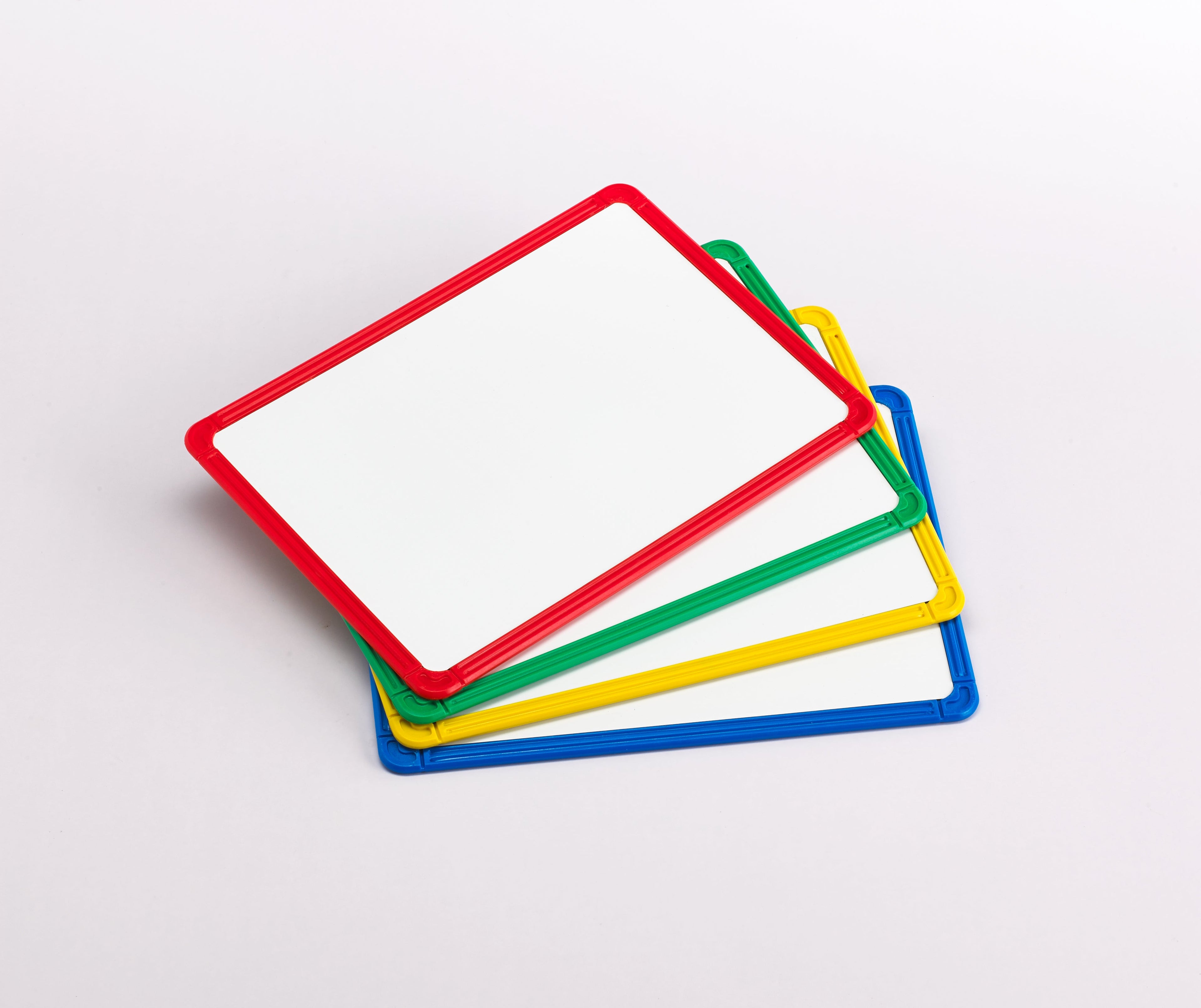 Magnetic Plastic Framed Whiteboards Set of 4