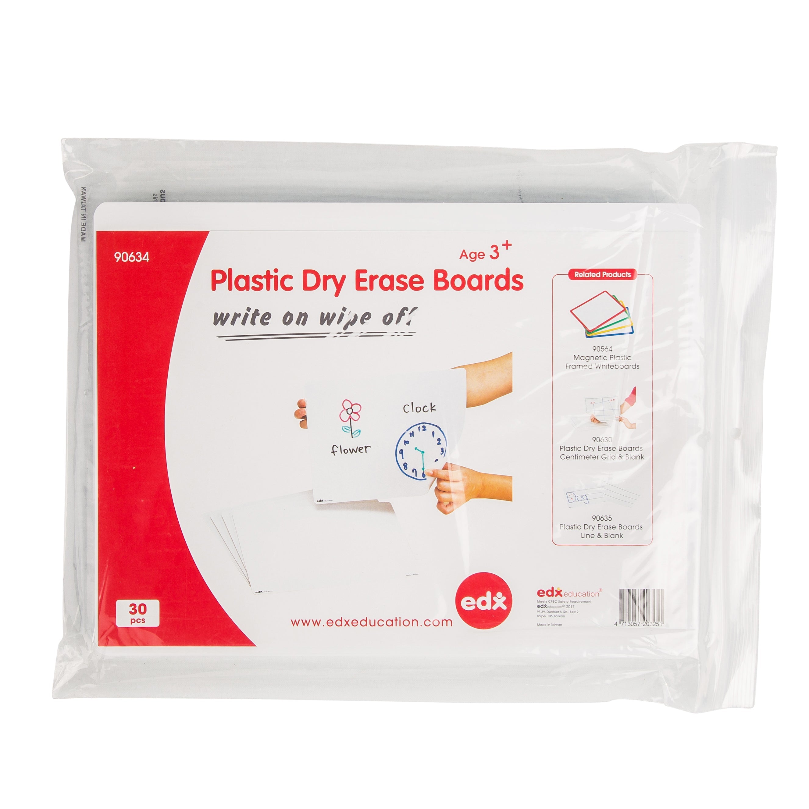 Double Sided Dry Erase Blank Boards Set of 30