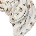 LouLou Lollipop Muslin Swaddle - Bears on Bikes