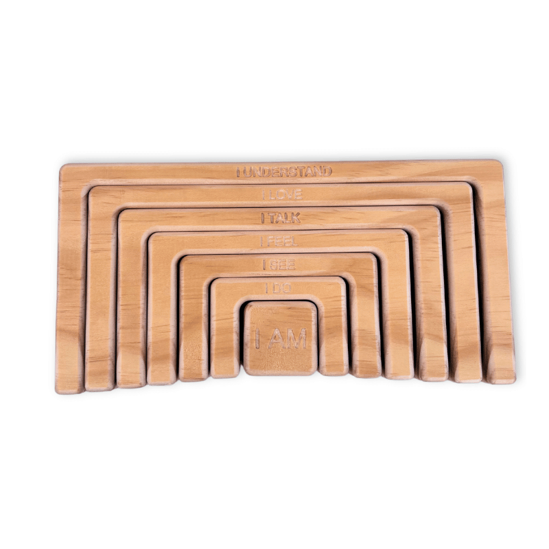 In-wood - Square Affirmation Rainbow image 3