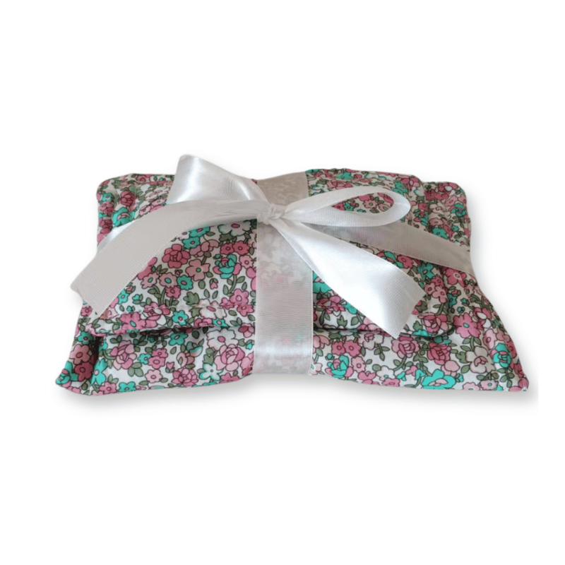 Lola & Bear Doll Bedding Set, Pink Floral image 3