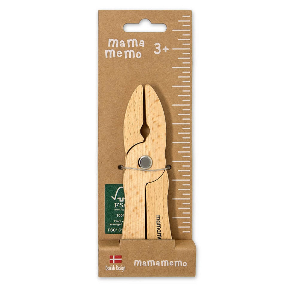 MamaMemo Wooden Workshop Tools - Pliers