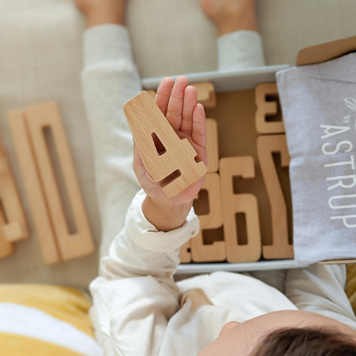 by Astrup Wooden Educational Numbers, 15 pc image 2