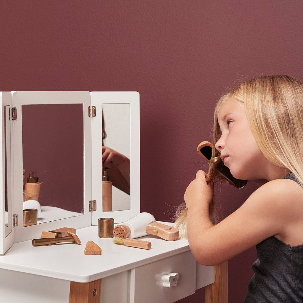 by Astrup Role Play Wooden Hairdressing Set, 9 piece image 2
