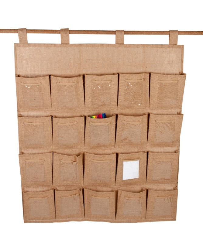 Hessian Pockets - 20 Pockets