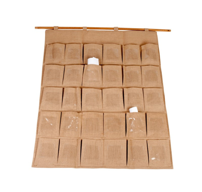 Hessian Pockets - 30 Pockets