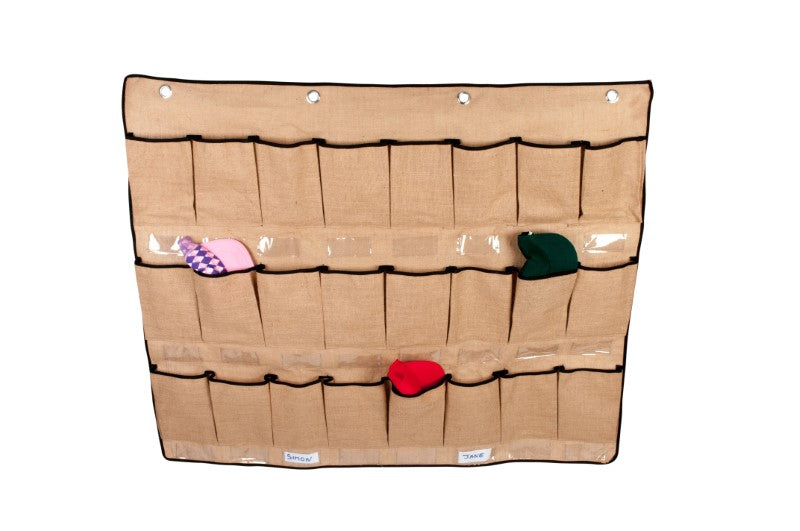 Hessian Pockets - 24 Pockets