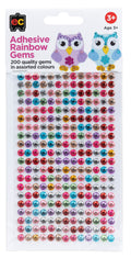 Adhesive Rainbow Gems