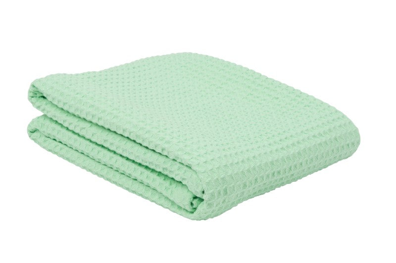 Cotton Thermal Blanket - Mint