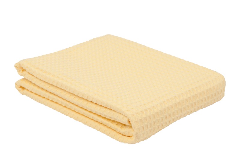 Cotton Thermal Blanket - Yellow