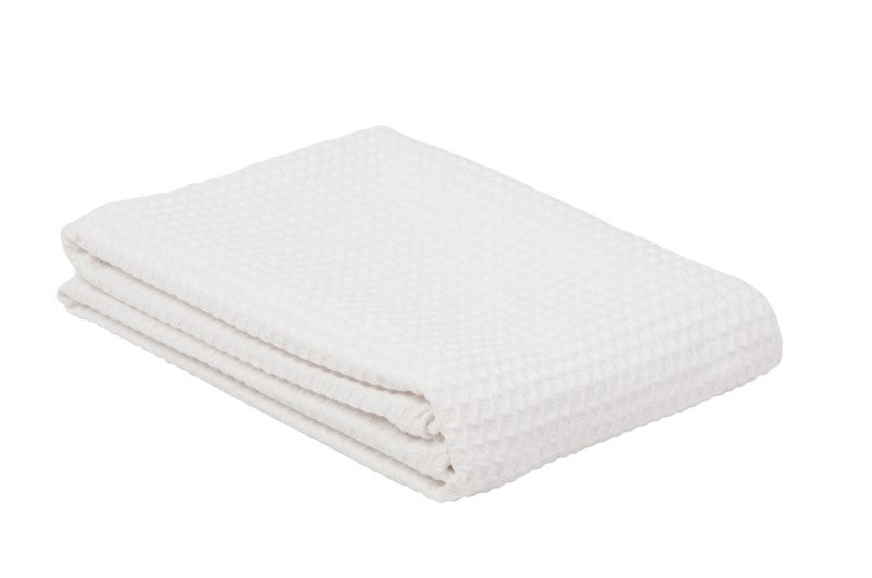 Cotton Thermal Blanket - White