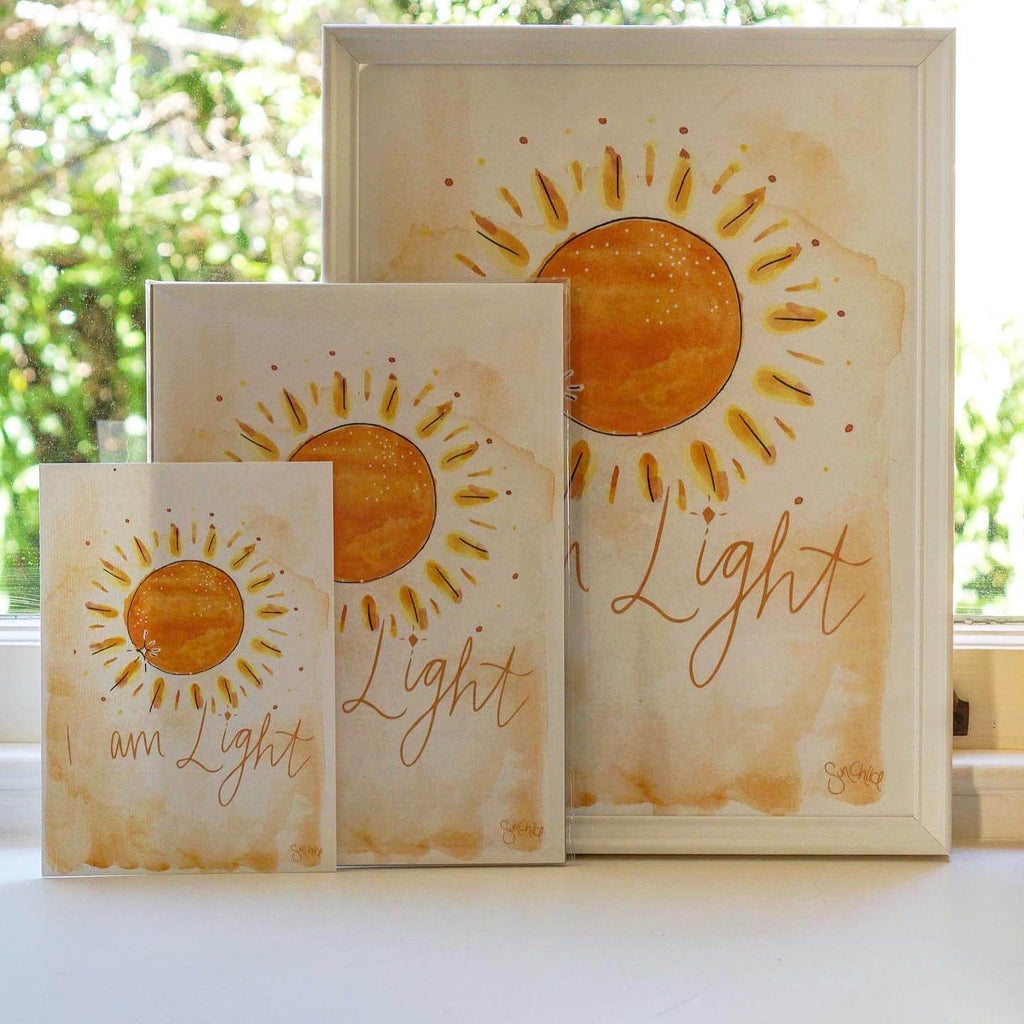 SunChild I am Light Art Print image 2