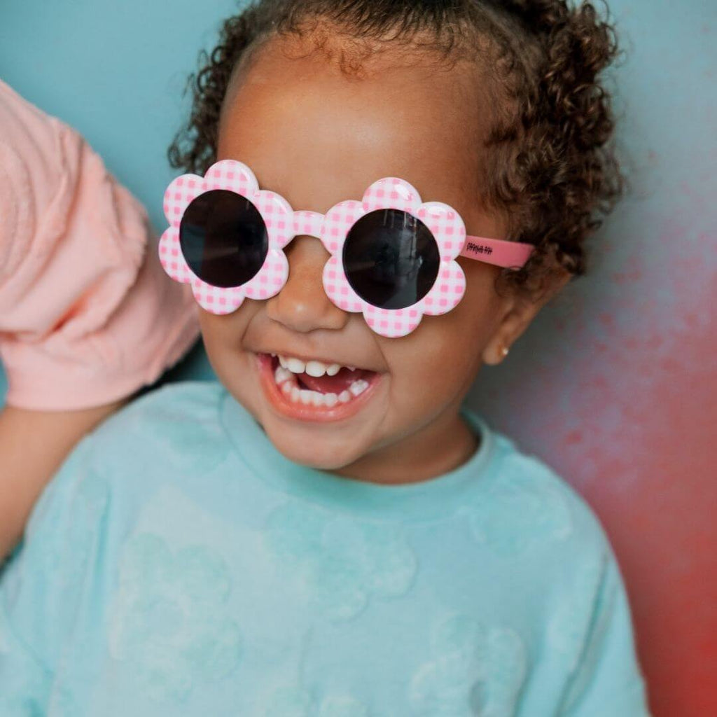 Frankie Ray Baby Sunglasses -  Daisy, Pink Check image 2