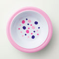 Barel Junior Pink Polka Dot Rimmed Melamine Bowl