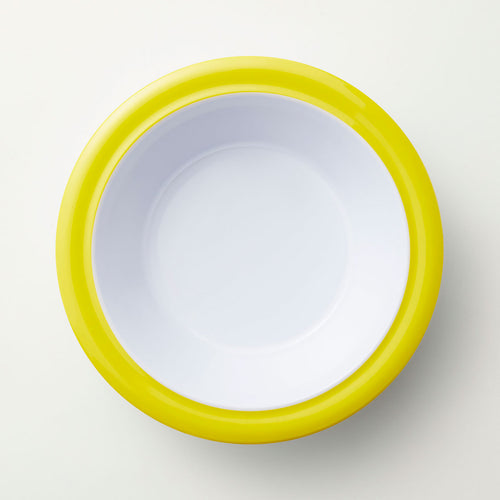 Barel Junior Yellow & White Rimmed Melamine Bowl