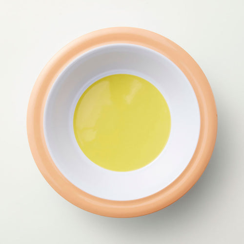 Barel Junior Apricot & Yellow Rimmed Melamine Bowl