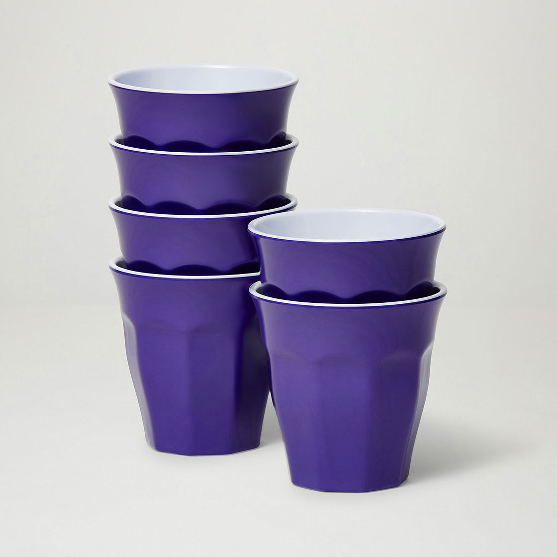 Barel Classic Violet Melamine Tumblers 260mL (Set of 6)