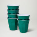Barel Classic Royal Green Melamine Tumblers 260mL (Set of 6)