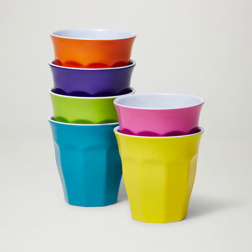 Barel Classic Melamine Tumblers 260mL ‘Fiesta’ (Set of 6)