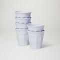 Barel Classic White Melamine Tumblers 200mL (Set of 6)