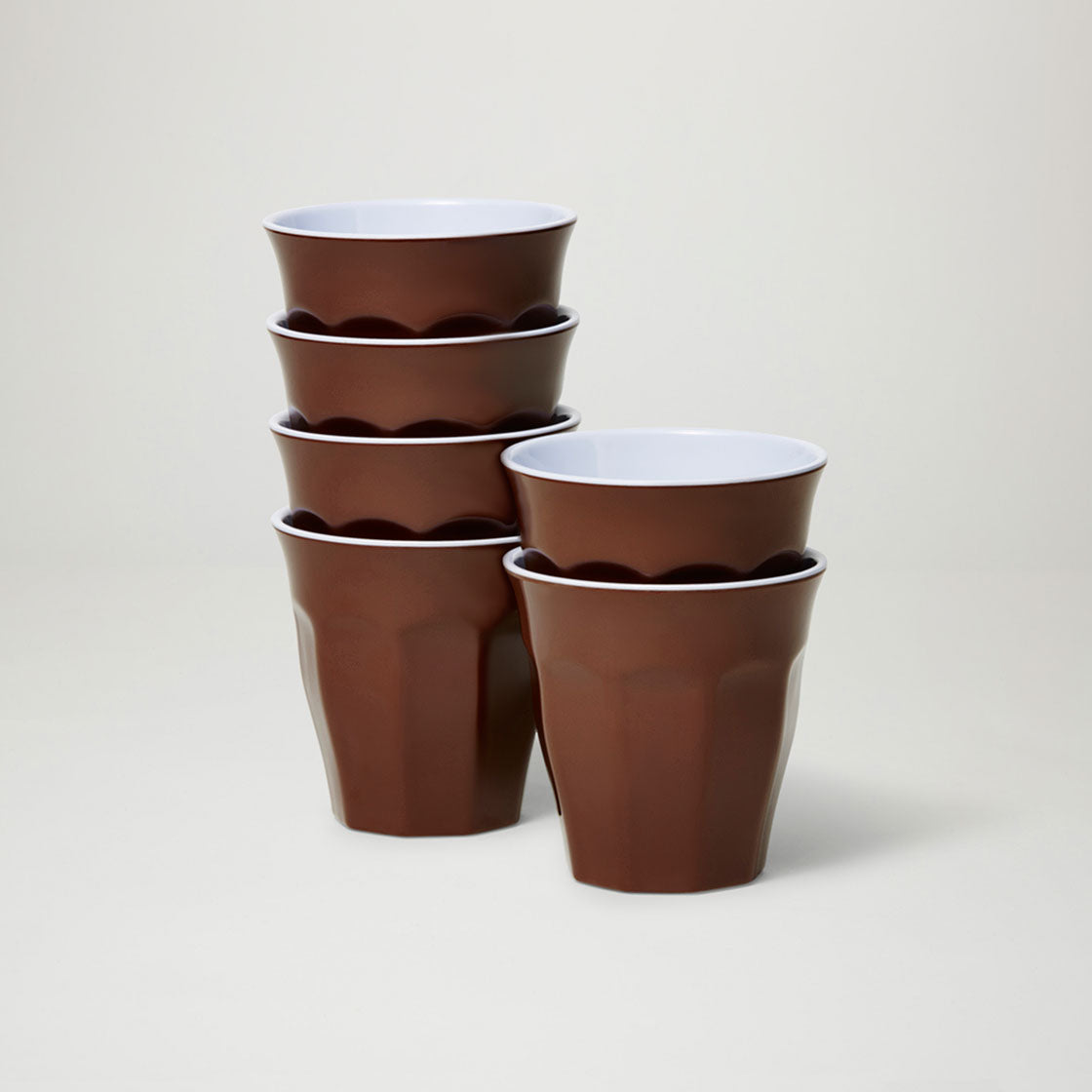Barel Classic Brown Melamine Tumblers 200mL (Set of 6)