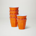 Barel Classic Orange Melamine Tumblers 200mL (Set of 6)