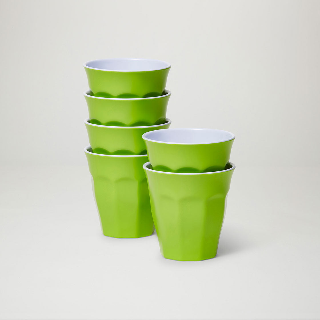 Barel Classic Lime Melamine Tumblers 200mL (Set of 6)