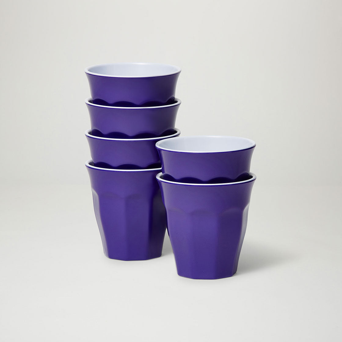 Barel Classic Violet Melamine Tumblers 200mL (Set of 6)