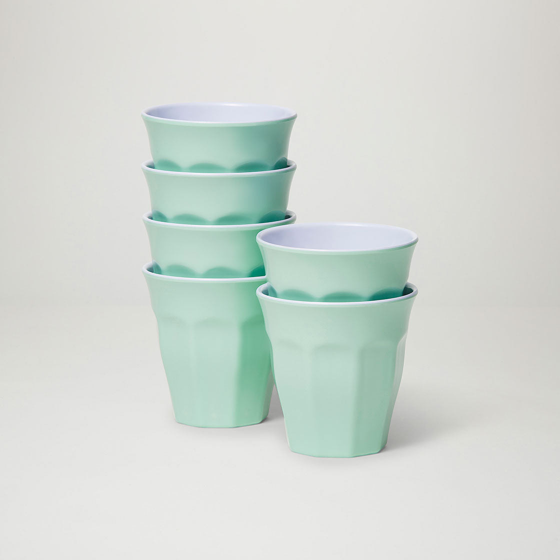 Barel Classic Mint Melamine Tumblers 200mL (Set of 6)