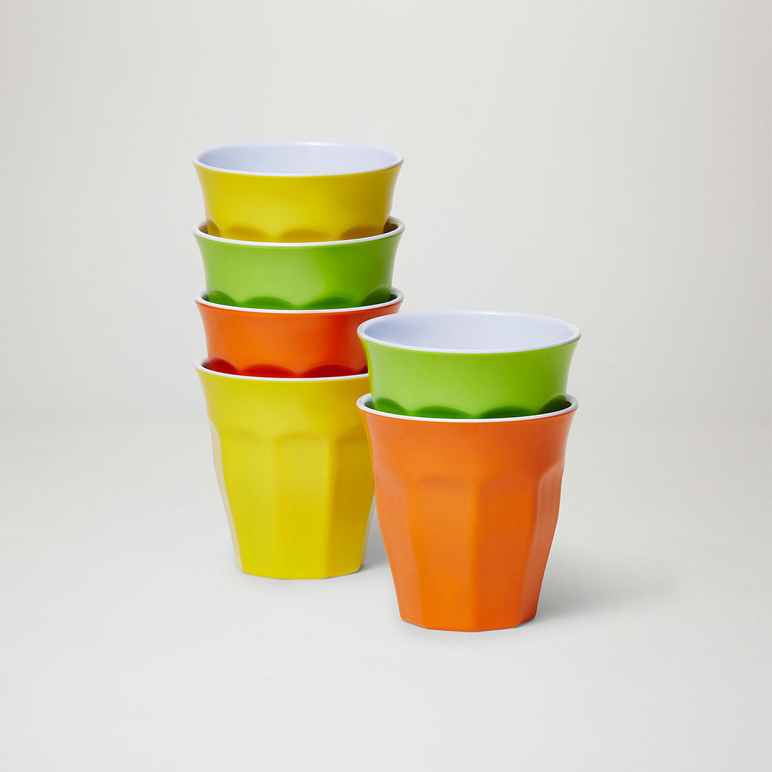 Barel Classic Melamine Tumblers 200mL ‘Citrus’ (Set of 6)