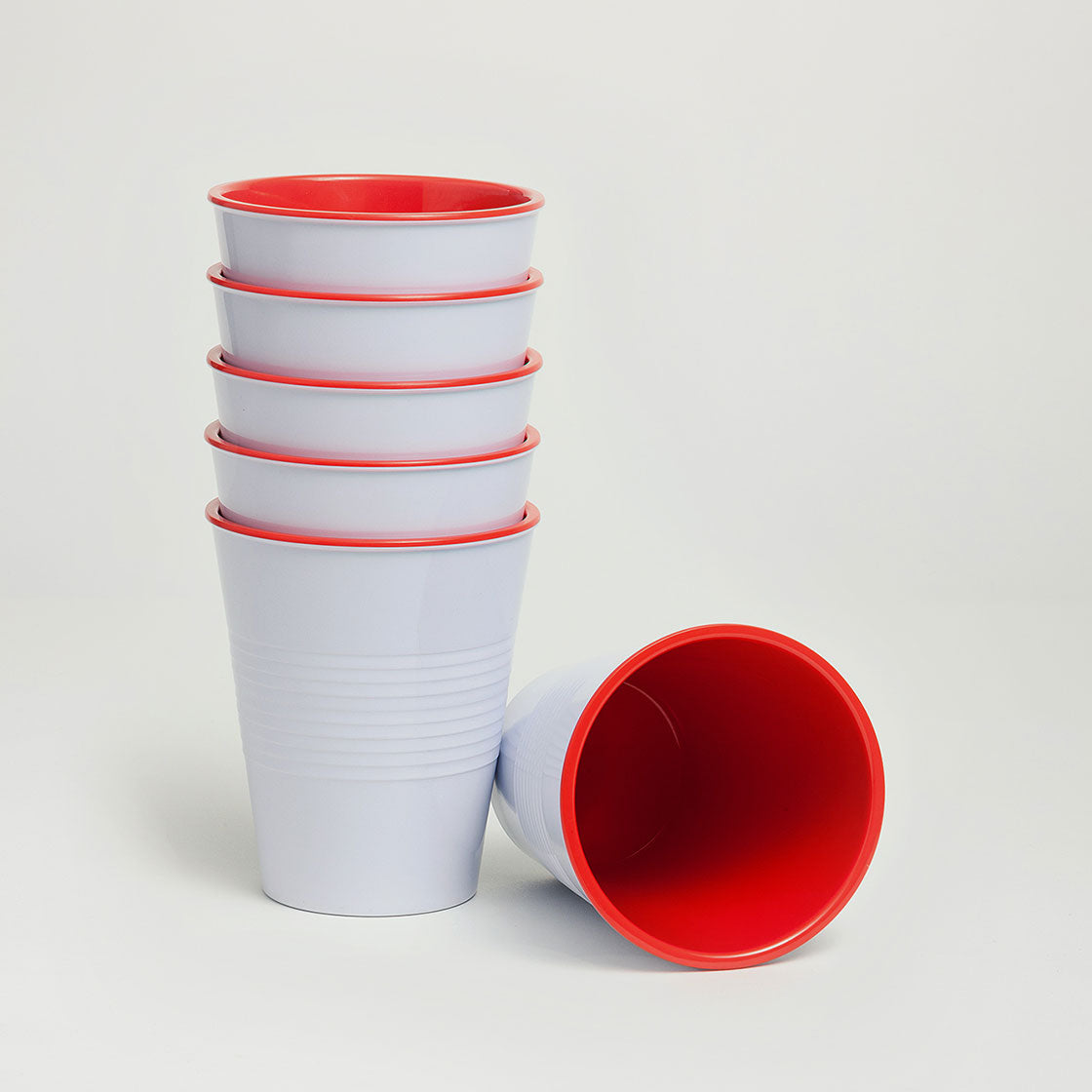 Barel Retro Red Melamine Tumblers 275mL (Set of 6)