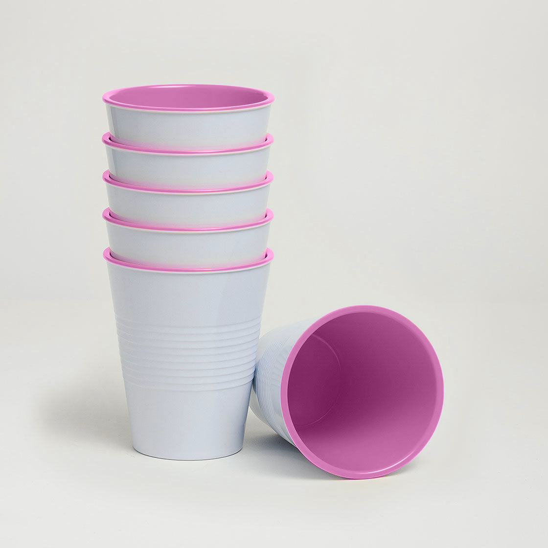 Barel Retro Pink Melamine Tumblers 275mL (Set of 6)