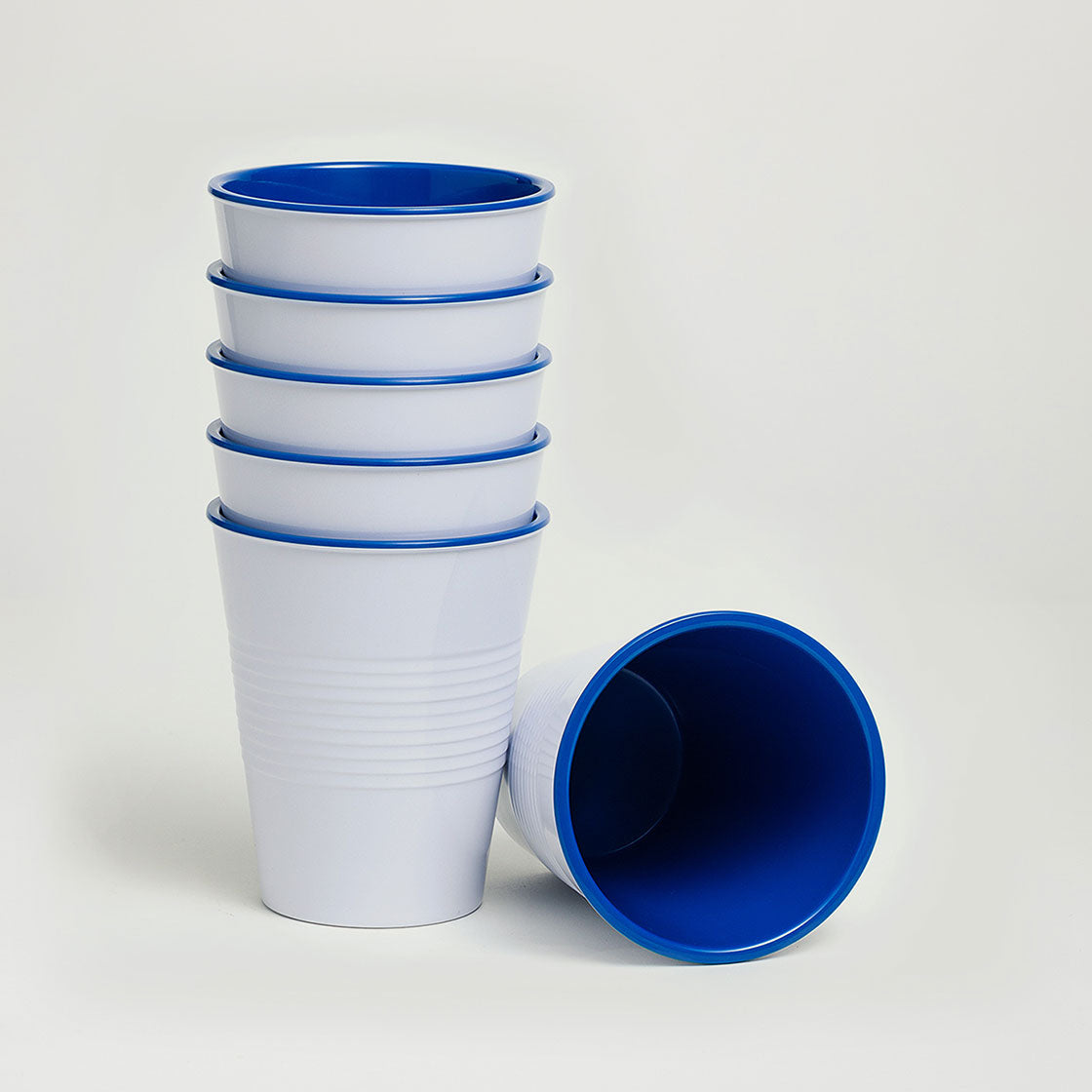 Barel Retro Royal Blue Melamine Tumblers 275mL (Set of 6)