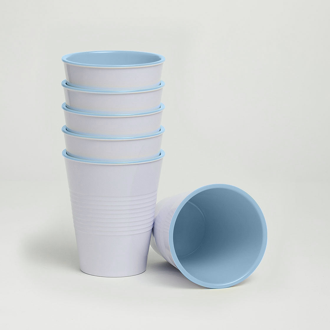 Barel Retro Blue Melamine Tumblers 275mL (Set of 6)