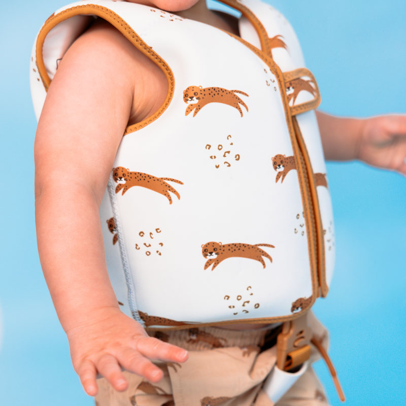 Swim Essentials Kids Swimming Vest - Leopard, 1-2 yrs image 3