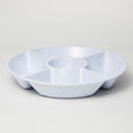 Barel Deluxe White Melamine Pick & Dip Platter