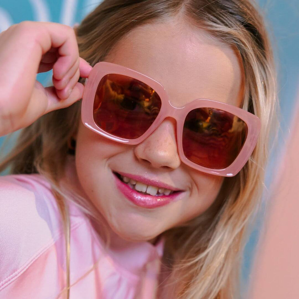 Frankie Ray Kids Sunglasses -  Bella, Peach image 2