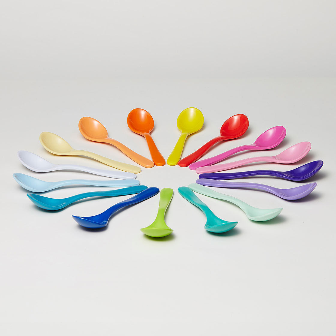 Barel Colour Wheel Melamine Gelato Spoon (Set of 16)