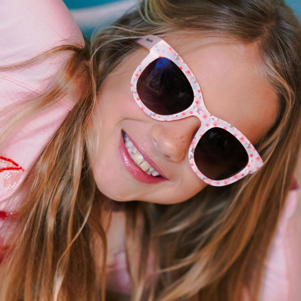 Frankie Ray Kids Sunglasses -  Blossom, Pink image 2