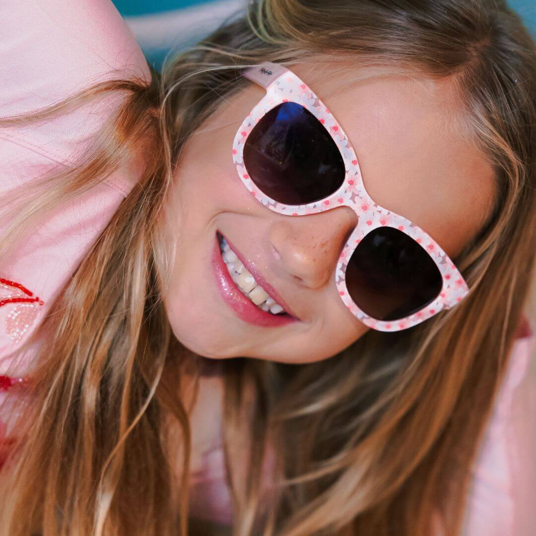 Frankie Ray Kids Sunglasses -  Blossom, Pink image 2