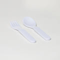 Baby Barel White Melamine Cutlery Set
