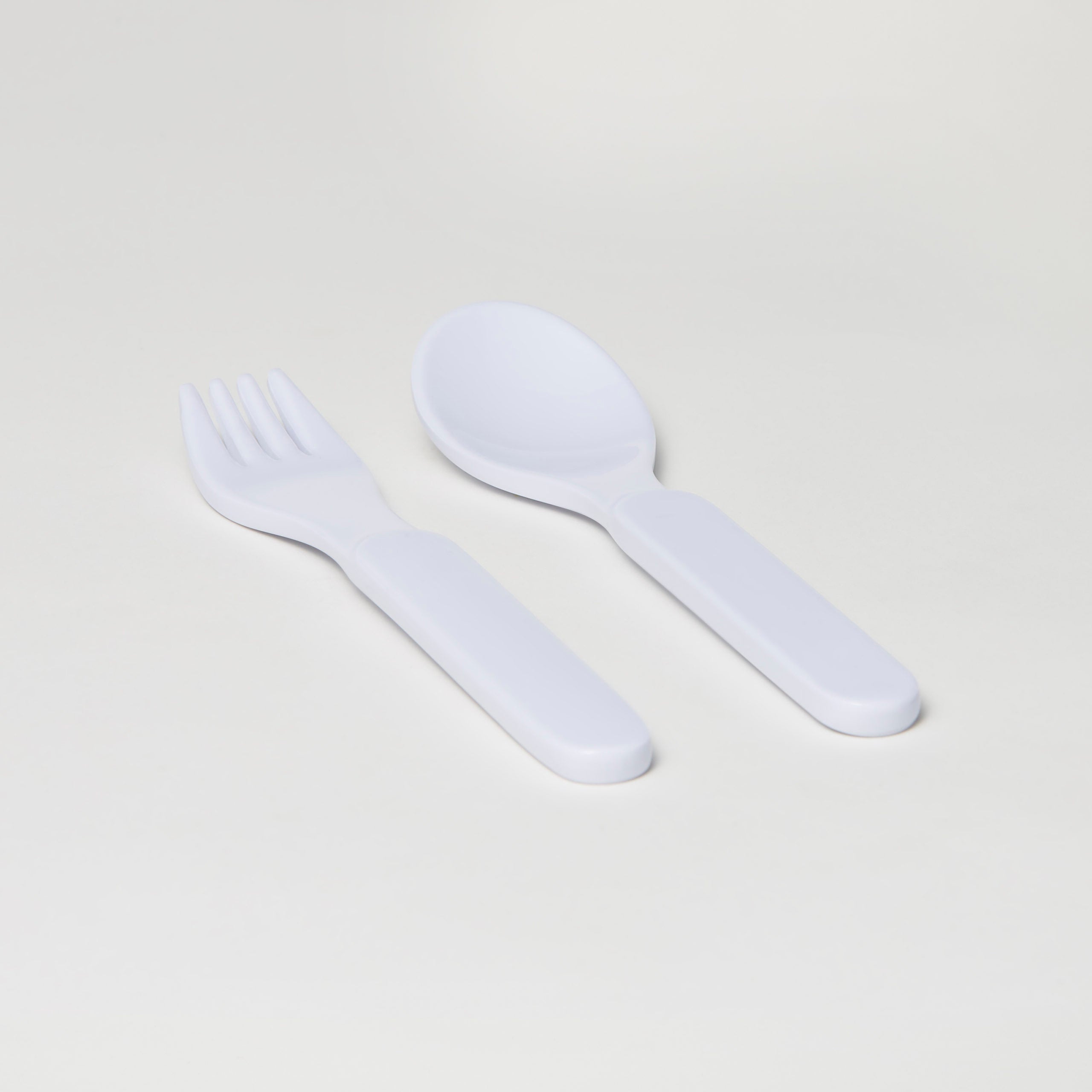 Baby Barel White Melamine Cutlery Set
