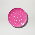 Barel Magenta Coloured Star Melamine Plate 20cm