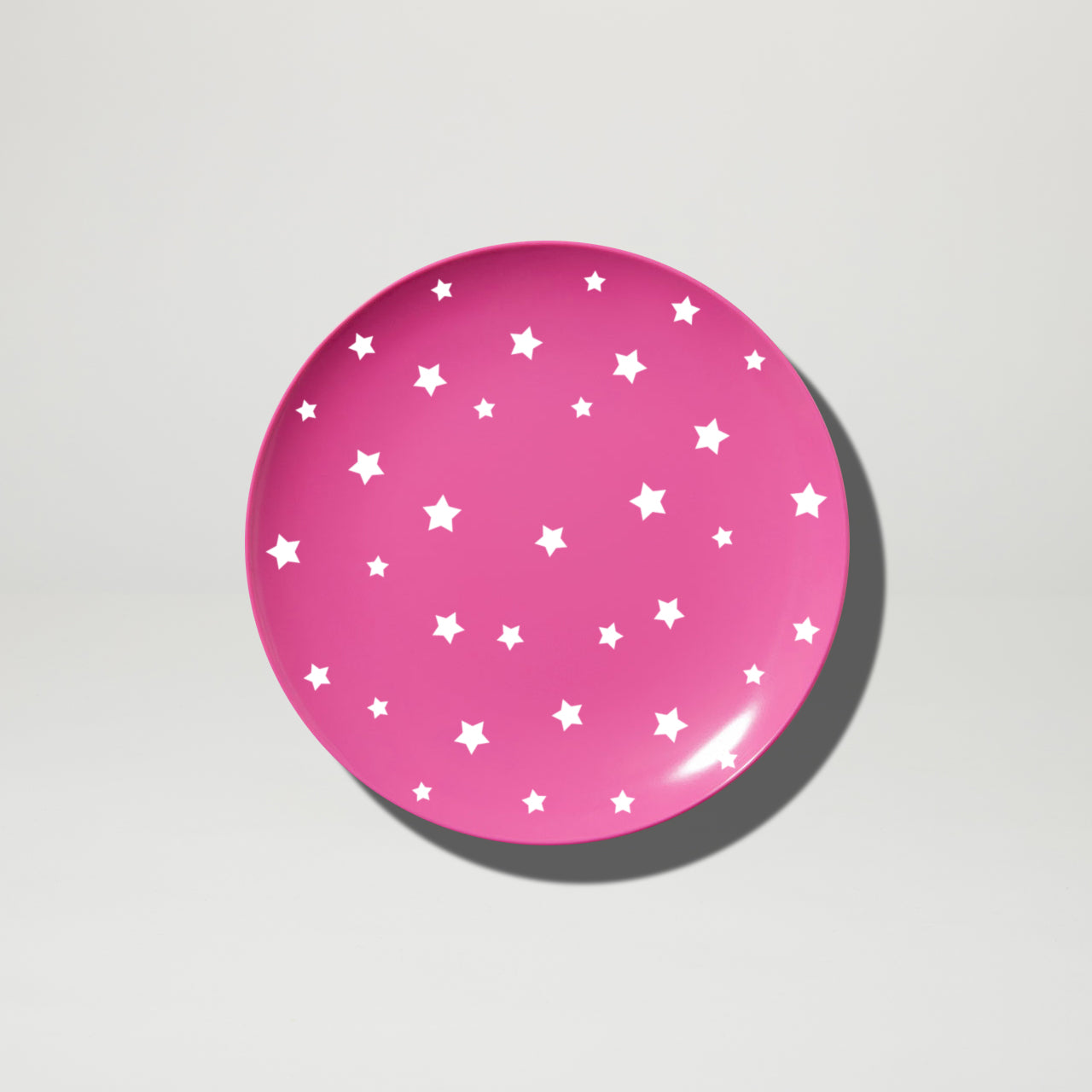 Barel Magenta Coloured Star Melamine Plate 20cm