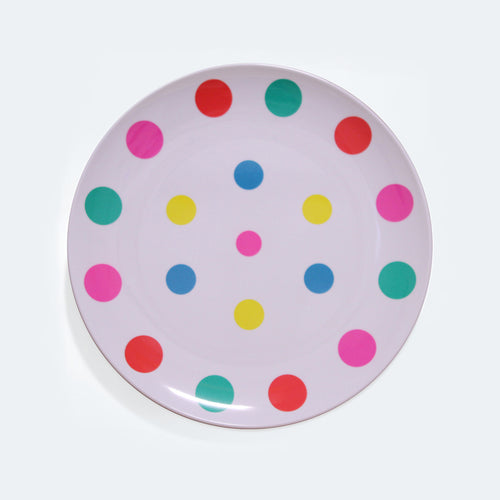 Barel Polka Dot Melamine Plate 20cm