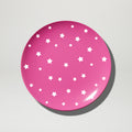 Barel Magenta Coloured Star Melamine Plate 25cm